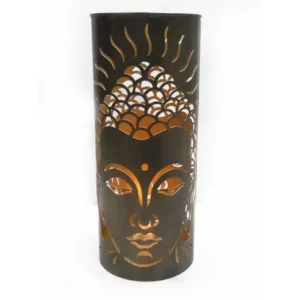 Metal Floor Candle Holder Buddha Small 47cms dia 20cms