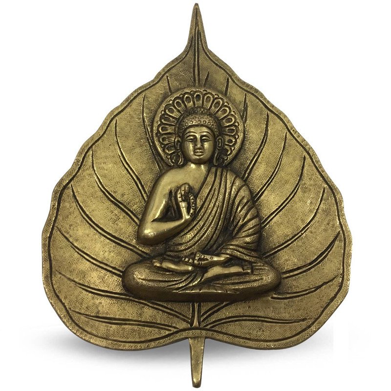 Budha on leaf