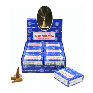Satya Nag Champa Cones 12 small boxes
