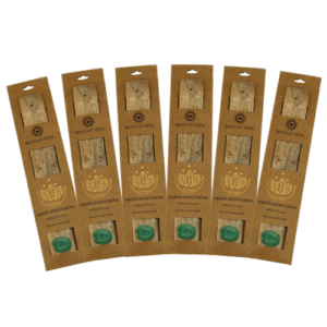 Incense Holder Green Aventurine Set 6 pcs