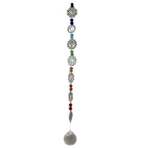 HANGING 7 CHAKRAS WITH CRYSTAL SPHERE