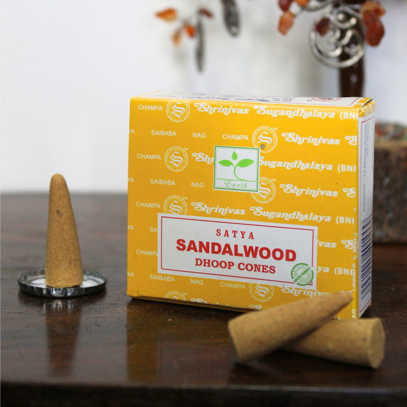 Satya Sandalwood Dhoop Cones - Image 4