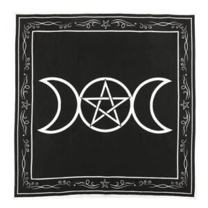 Triple Moon Grid Altar Cloth 70x70cm