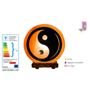 Himalayan Salt Lamp Yin Yang 3.5 - 4 kg
