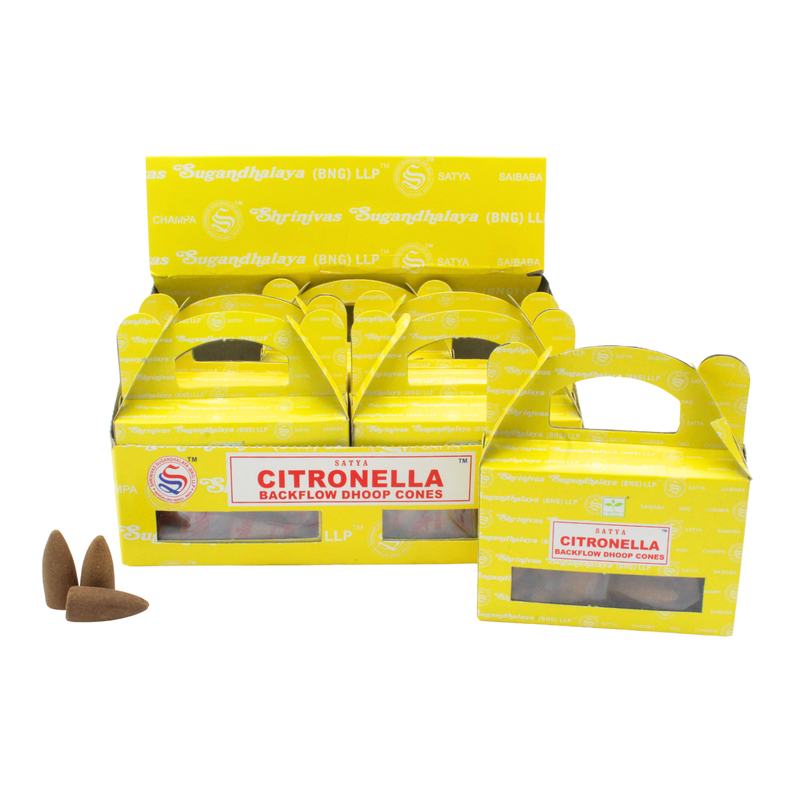 Satya Citronella Perfumed Backflow Dhoop Cone