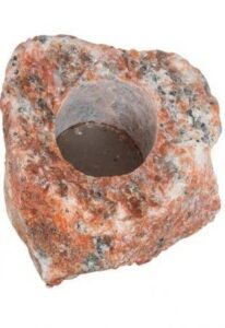 Orchid Fire Calcite Tea Light Holder