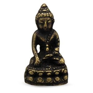 Mini Brass Buddha Statue 3.5cm (12 pcs)