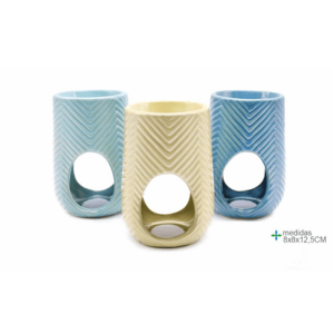 Ceramic Oil Burner Per Piece Assorted Color 8x8x12.5