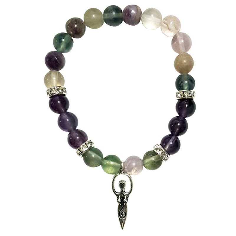 Rainbow Fluorite Goddess