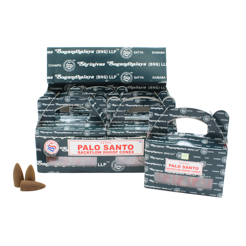 Satya Palo Santo Backflow Dhoop Cones