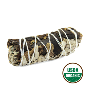 White Sage & Black Sage Smudge Stick 10cm