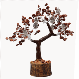Red Jasper Protection Gem tree Small
