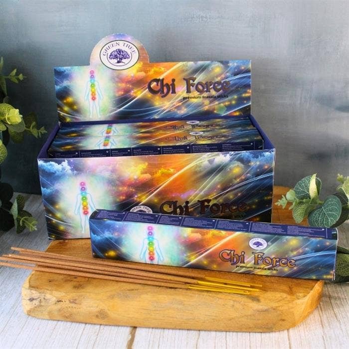 Green Tree Chi Force Hand Rolled Natural Incense Sticks - Image 4