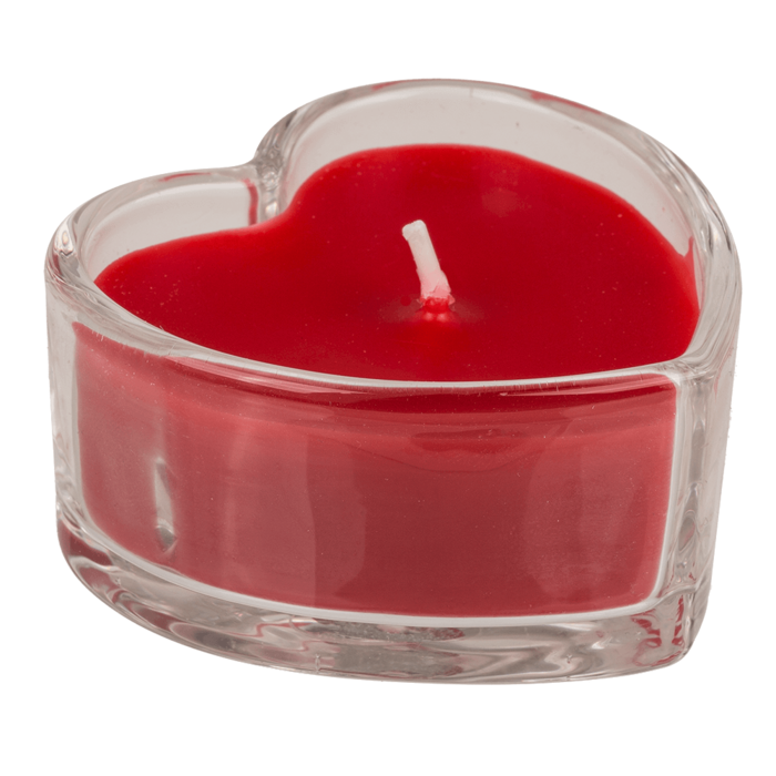Scented Candle heart glass (Be Mine, Love forever) - Image 4