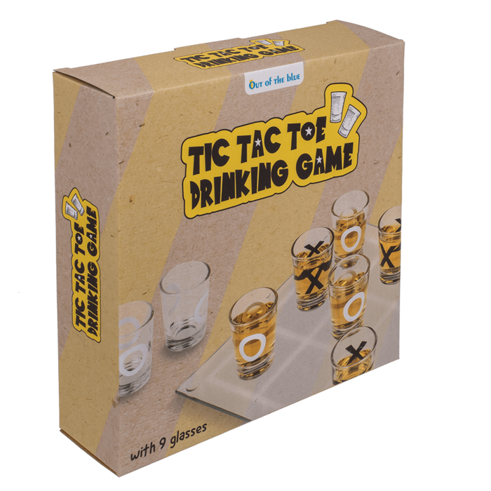 Drinking Game, Tic Tac Toe with 9 glasses, - Image 3