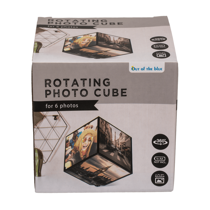 Rotating picture cube for 6 photos 11 x 11 cm, - Image 2