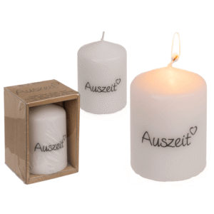 Pillar candle, Auszeit,