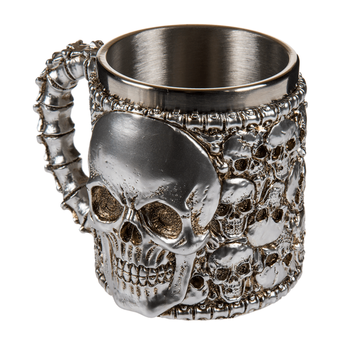 Silver plated mug with stainless steel insert, - Image 2