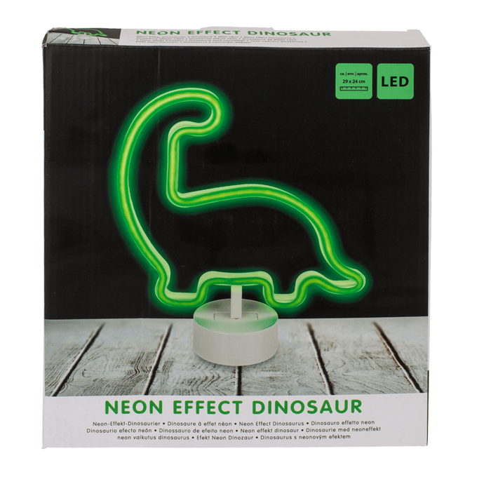 Neon Lamp, Dinosaur, 29 x 24 cm, - Image 2