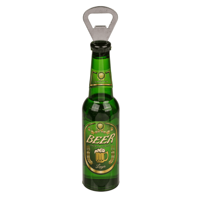 Metal bottle opener with magnet, Beer bottle, - Image 3