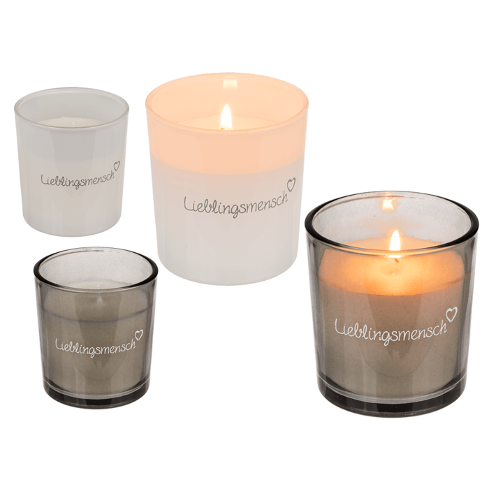 Candle in glass, Lieblingsmensch,