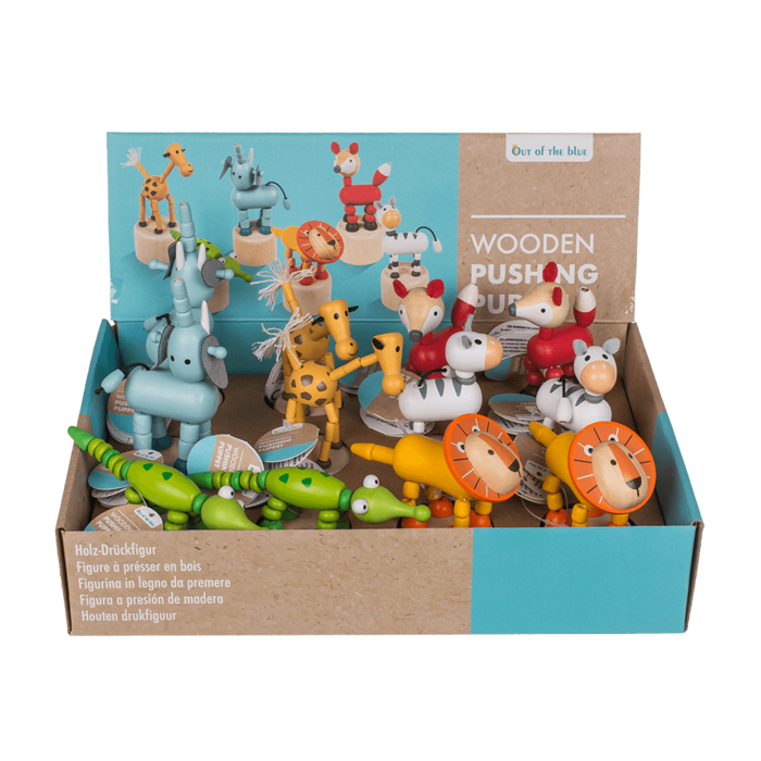 Wooden pushing puppet, animal - Image 3