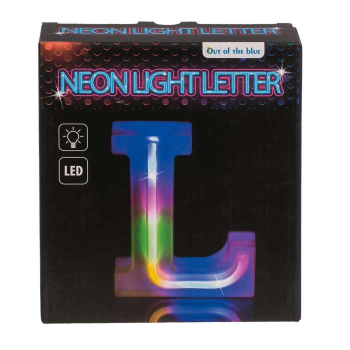 Neon Light Letter, L, Height: 16 cm, for - Image 2