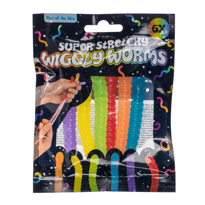 Super Stretchy Wiggly Worms, approx. 9 x 1,3 cm, - Image 4