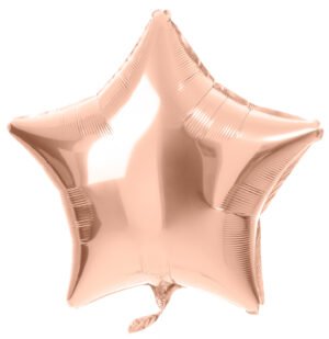 Foil Balloon Star-shaped Rose Gold - 45 cm