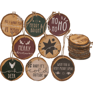 Wooden decoration hanger, Traditional Christmas,