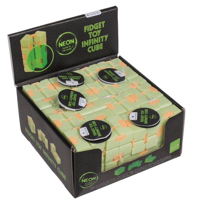 Fidget Toy, Infinity Cube, Glow in the Dark, - Image 3