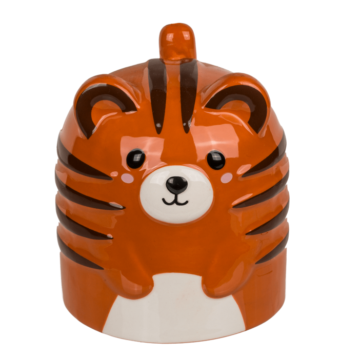 Upside Down Mug, Tiger, ca. 12 x 14 cm, ceramic - Image 4