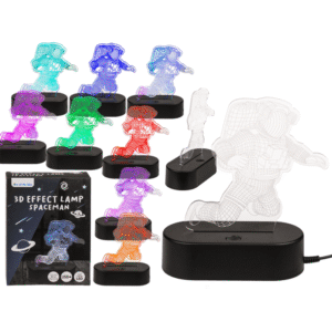 3D-Lamp, Spaceman, ca. 20 cm, with USB-cable