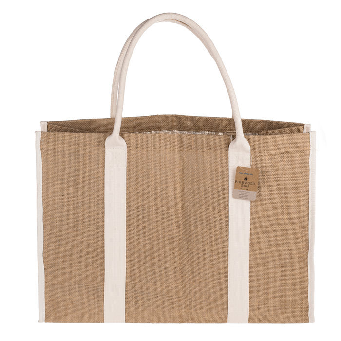 Natural colored firewood bag, - Image 2