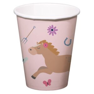 Cups - Happy Horse - 250 ml - 8 stuks