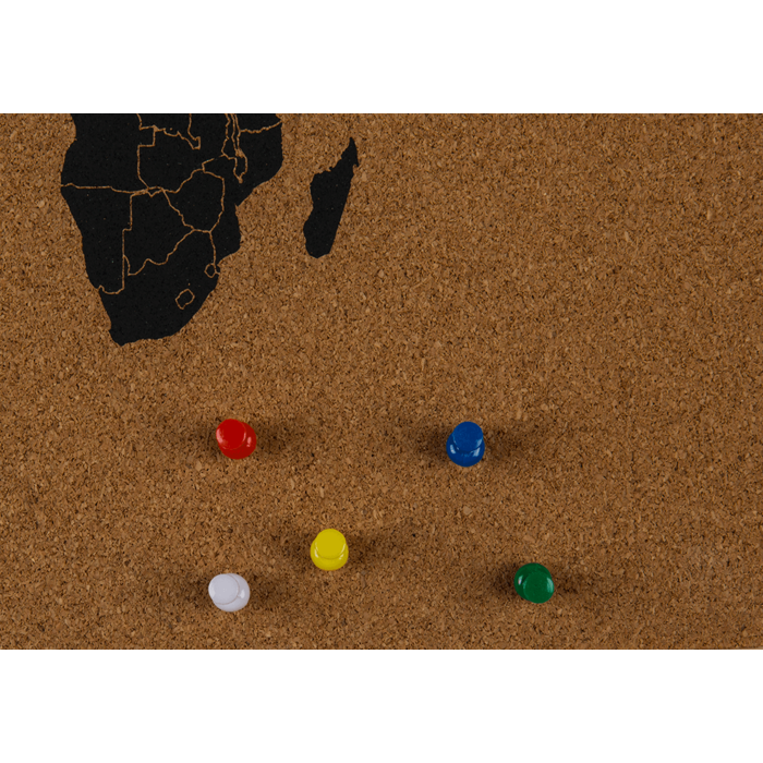Pinboard, World Map, - Image 4