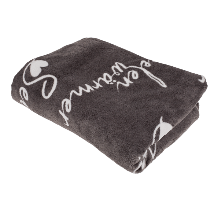 Grey coloured comfort blanket, Seelenwärmer, - Image 2