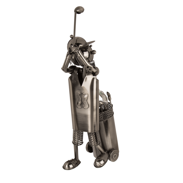 Metal bottle holder, Golf Player, - Image 3