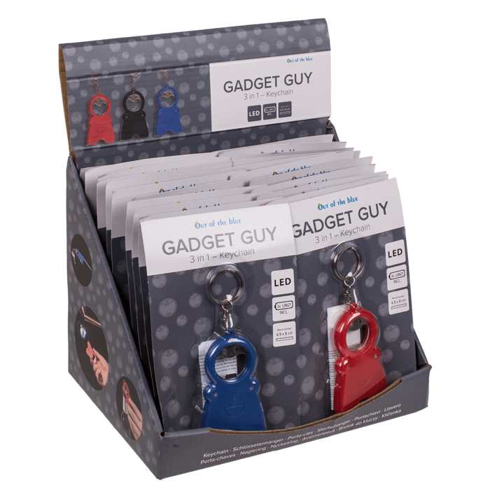 Metal keychain, Gadget Guy - 3 in 1, - Image 3