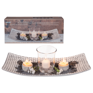 White/grey wooden plate,