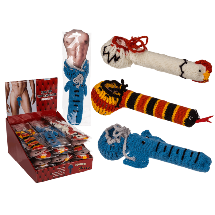 Knitted Willy Warmer Animals Sex Toy