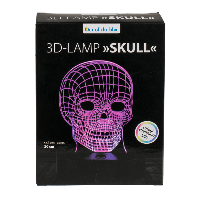 3D-Lamp, Skull, - Image 4