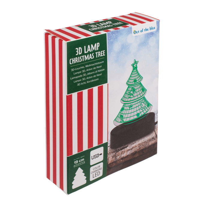 3D-Lamp, Christmas Tree, ca. 19 cm, - Image 3