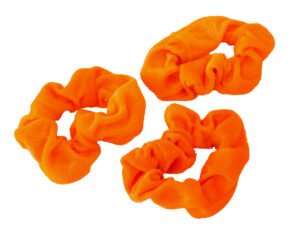 Scrunchies Orange - 3 pieces