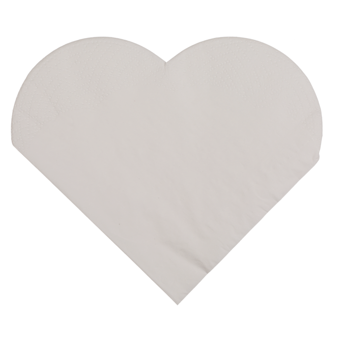 White coloured paper napkin, - Image 3