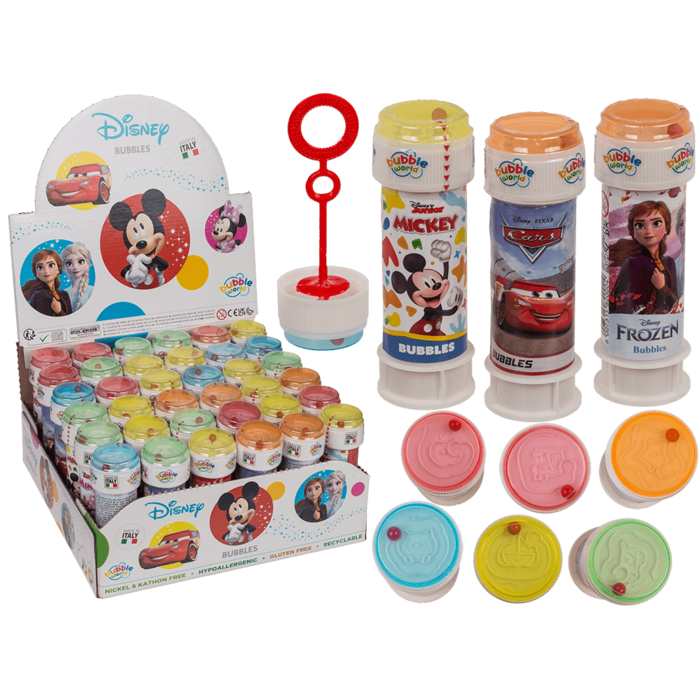 Soap bubbles with puzzle, Disney,