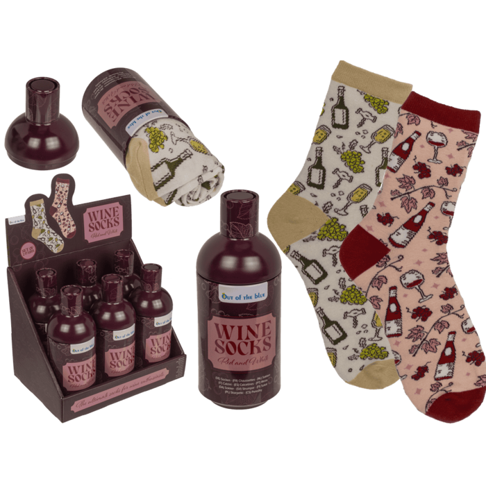 Socks, Wine, one size,