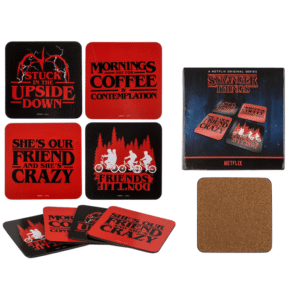 Cork coasters, Stranger Things,