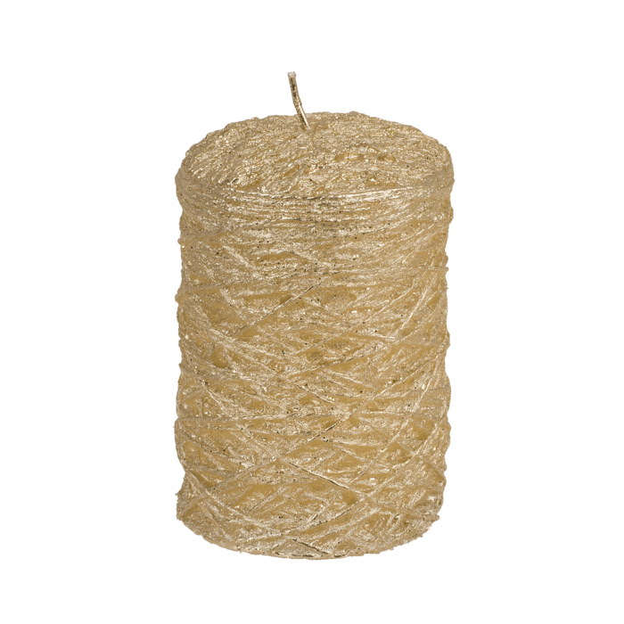 Pillar candle, with glitter, - Image 3