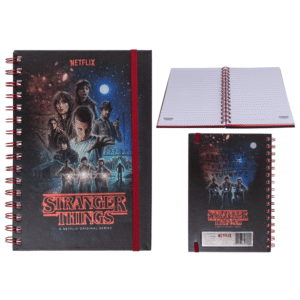 Spiral bound book, Stranger Things,
